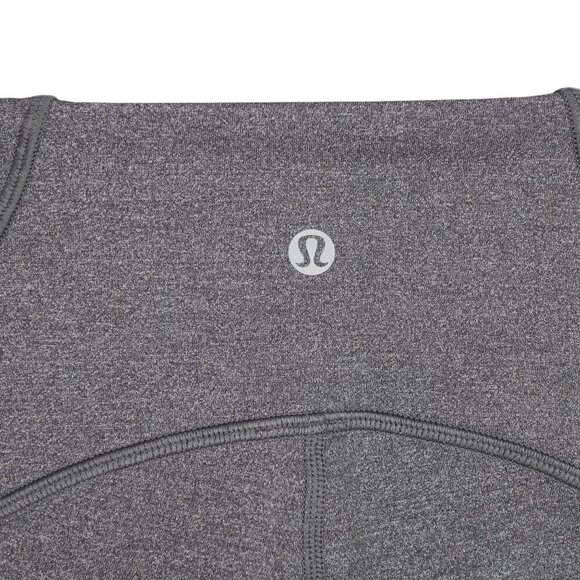 Lululemon‎ Train Times Pant 17" Leggings Womens Heathered Gray Size 2 - Picture 7 of 8